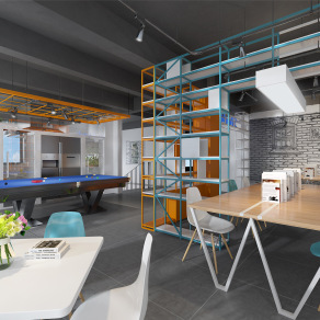 现代公共办公区